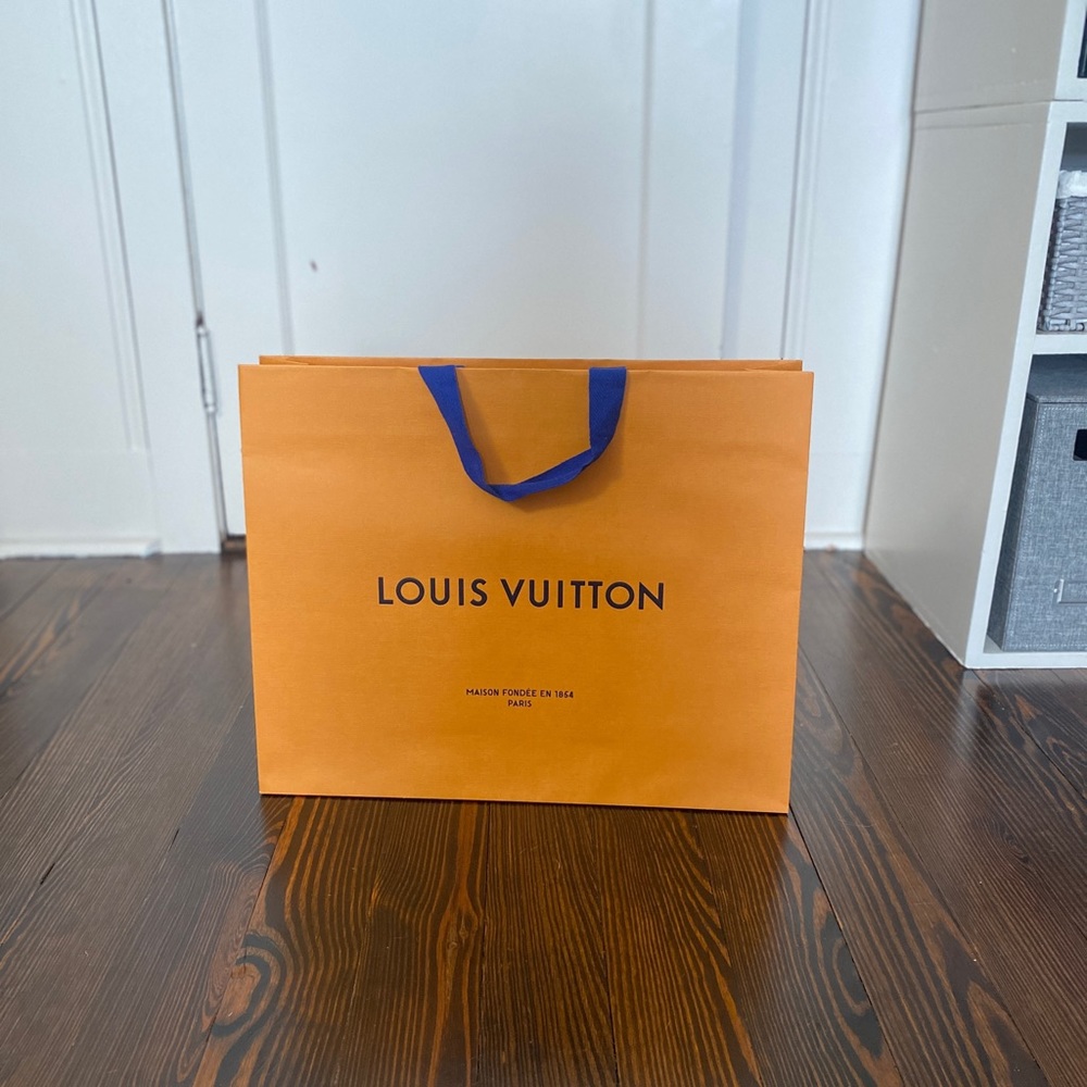 Authentic Louis Vuitton, shopping bag, (empty.)